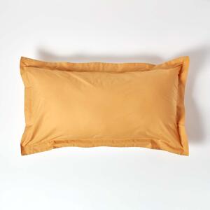 Mustard Yellow Egyptian Cotton Oxford Pillowcase 200 TC, King Size