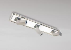Mantra M5252 Ibiza 3 Light LED Flush Ceiling Spotlight In Satin Nickel