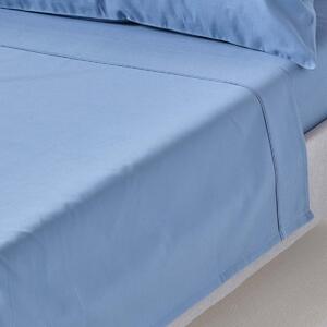 Air Force Blue Egyptian Cotton Flat Sheet 1000 Thread Count, Super King