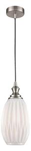 Marcella PH231/348 1 Light Ceiling Pendant In Satin Nickel - Dia: 150mm