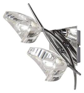 Mantra M1462/S Eclipse 2 Light Switched Wall Light In Chrome