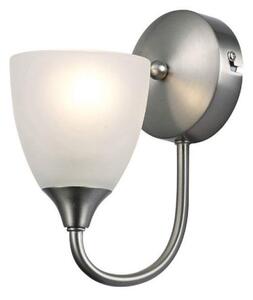 Cooper 1 Light Wall Light In Satin Nickel