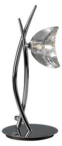 Mantra M1459 Eclipse 1 Light Tall Table Lamp In Chrome - H: 350mm