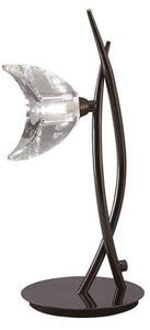 Mantra M1459BC Eclipse 1 Light Tall Table Lamp In Black Chrome - H: 350mm