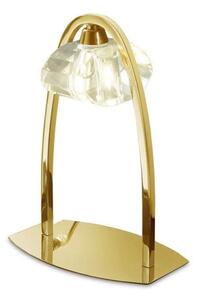 Mantra M0563FG Alfa 1 Light Table Lamp In French Gold