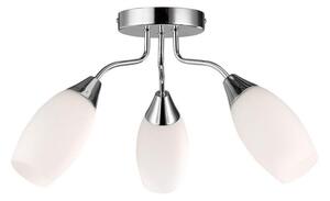 Denia 3 Light Ceiling Light In Chrome