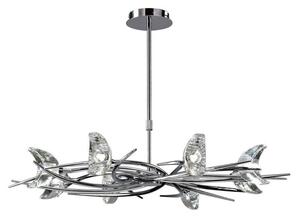 Mantra M1450 Eclipse 8 Light Telescopic Ceiling Light In Chrome