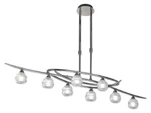 Mantra M1801 Loop 6 Light Telescopic Convertible Ceiling Light In Chrome