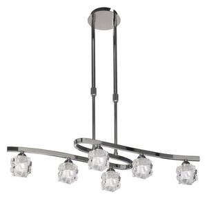 Mantra M1841 Ice 6 Light Telescopic Convertible Ceiling Light In Chrome