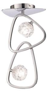 Mantra M5015 Lux 2 Light Semi Flush Ceiling Light In Chrome