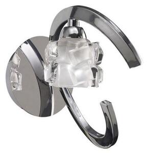 Mantra M1845/S Ice 1 Light Switched Wall Light In Chrome