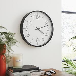 Modern Wall Clock 30cm Black