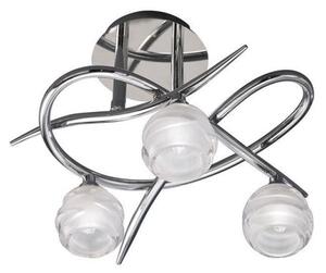Mantra M1804 Loop 3 Light Semi Flush Ceiling Light In Chrome