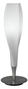 Mantra M3572 Neo 1 Light Table Lamp In Satin Nickel And Frosted Glass