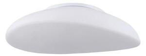 Mantra M4895 Opal 4 Light Flush Ceiling Light In White With Frosted White Shade