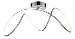 F2406-1 Neap Semi Flush LED Ceiling Light In Chrome