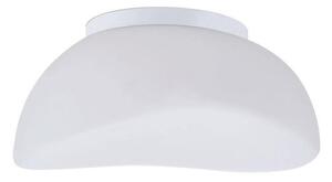 Mantra M4896 Opal 3 Light Flush Ceiling Light In White With Frosted Shade