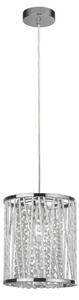 Searchlight 8831CC Elise 1 Light Ceiling Pendant Light In Chrome