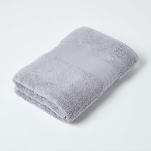 Homescapes Zero Twist Supima Cotton Light Grey Bath Towel