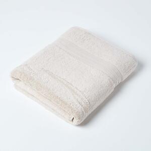 Homescapes Zero Twist Supima Cotton Beige Bath Sheet