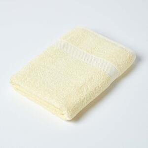 Homescapes Pastel Yellow Bath Towel 100 % Turkish Cotton