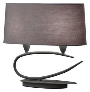 Mantra M3683 Lua 2 Light Table Lamp In Ash Grey