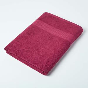 Homescapes Burgundy Jumbo Towel 100 % Turkish Cotton