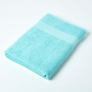 Homescapes Aqua Blue Jumbo Towel 100 % Turkish Cotton