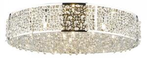 Dar KOT6450 Kotaro 6 Light Flush Ceiling Light In Polished Chrome
