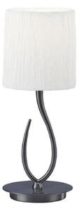 Mantra M3702 Lua 1 Light Small Table Lamp In Satin Nickel
