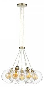 David Hunt Lighting APO3440C Apollo 7 Light Ceiling Pendant In Butter Brass With Clear Glass