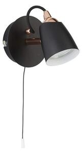 Retro/Industrial Design Black/Copper Spot Light Fitting - LED Compatible