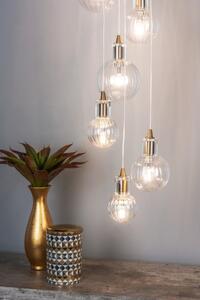 Dar DIT2342 Dita 10 Light Cluster Ceiling Pendant In Brass