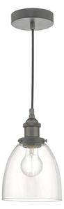 Dar ARV0161 Arvin 1 Light Ceiling Pendant Light In Antique Chrome