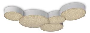 Mantra M5768 Lunas LED Flush Ceiling Light In White
