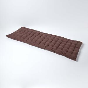 Chocolate Brown Kitchen Dining Garden Bench Seat Pad Cushion, 3 Seater