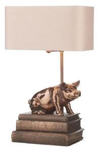 David Hunt Lighting HOR4264+ZOF1109-BZ Horace Table Lamp In Copper With Marshmallow Shade