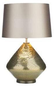 David Hunt Lighting EVO4335+TAP4018 Evora Table Lamp In Gold Glass With Almond Shade