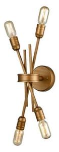 F2399-4 4 Light Wall/Ceiling Light In Antique Gold