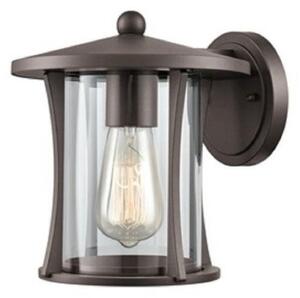 Franklite EXT6625 Alfresco Outdoor Wall Lantern Light In Brown