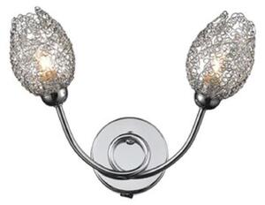 F2404-2 Oscar 2 Light Wall Light In Chrome