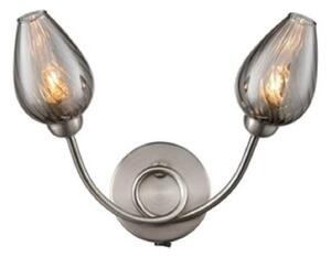 F2405-2 2 Light Wall Light In Satin Nickel