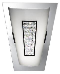 Searchlight 3773-IP Bathroom Wall Light In Chrome, Crystal And Glass