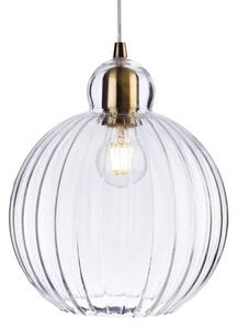 Firstlight 7649AB Victory 1 Light Ceiling Pendant In Antique Brass - Dia: 250mm