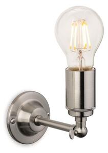 Firstlight 7650BS Indy 1 Light Wall Light In Brushed Steel