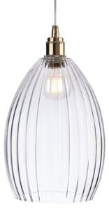 Firstlight 7647AB Victory 1 Light Ceiling Pendant In Antique Brass - Dia: 210mm