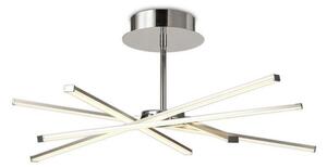 M5918 Star LED Semi Flush Ceiling Light In Silver And Chrome