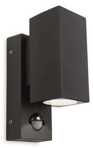 Firstlight 7678GP Dino Outdoor LED 2 Light Wall Light With PIR In Graphite