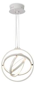 M5742 Orbital Small LED Pendant Light In White - Dia: 400mm