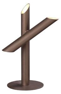 M5777 Take 3 Light LED Table Lamp In Bronze